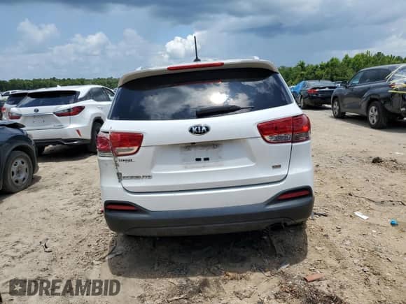 2017 Kia Sorento LX with VIN 5XYPG4A36HG235745, listed as a Copart auction lot 59750505 with Not provided miles and Salvage title. Bid and sale history available at DreamBid. Image 6.