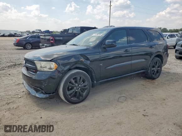2013 Dodge Durango SXT with VIN 1C4RDHAG8DC685682, listed as a Copart auction lot 71736245 with 113,872 mi miles and Salvage title. Bid and sale history available at DreamBid. Image 1.
