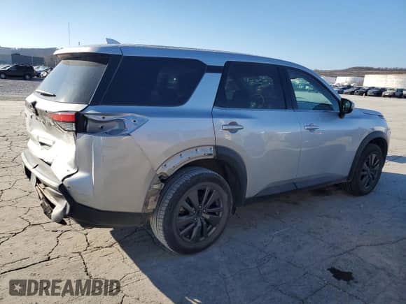 2022 Nissan Pathfinder S with VIN 5N1DR3AA8NC220536, listed as a Copart auction lot 84429184 with 55,071 mi miles and Salvage title. Bid and sale history available at DreamBid. Image 3.