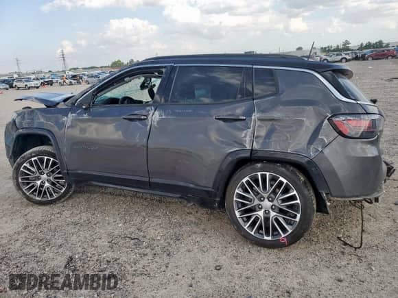 2022 Jeep Compass Limited с VIN 3C4NJDCB5NT209803, выставлен на аукционе Copart как лот 70729855 с пробегом 44 269 миль миль и Списание • Salvage title. История ставок и продаж доступна на DreamBid. Изображение 2.