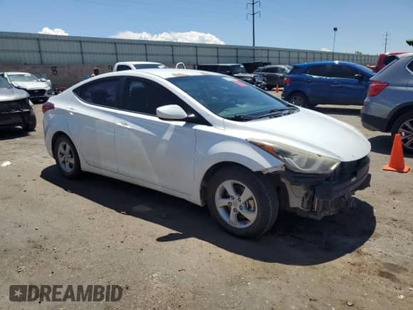 2015 Hyundai Elantra SE with VIN 5NPDH4AE4FH587617, listed as a Copart auction lot 63932635 with 125,568 mi miles and Salvage title. Bid and sale history available at DreamBid. Image 4.