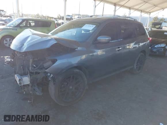 2019 Nissan Pathfinder SL with VIN 5N1DR2MN3KC590250, listed as a IAAI auction lot 41295078 with 104,501 mi miles and . Bid and sale history available at DreamBid. Image 17.