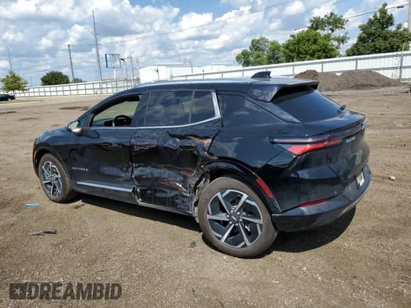 2024 Chevrolet Equinox EV LT with VIN 3GN7DLRP3RS291952, listed as a Copart auction lot 67841055 with 9,658 mi miles and Clean title. Bid and sale history available at DreamBid. Image 2.