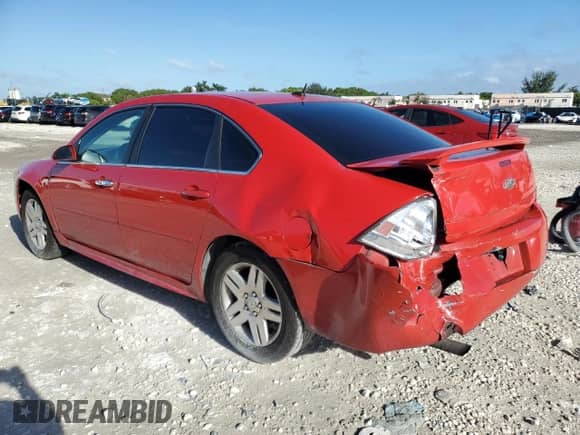 2013 Chevrolet Impala LT with VIN 2G1WG5E36D1206416, listed as a Copart auction lot 84266995 with 225,991 mi miles and Salvage title. Bid and sale history available at DreamBid. Image 2.