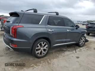 2020 Hyundai Palisade SEL z VIN KM8R44HE5LU145207, wystawiony jako Copart lot #86153975 z przebiegiem 113 460 mil mil oraz Szkoda całkowita • Salvage title. Historia ofert i sprzedaży dostępna na DreamBid. Obrazek 3.