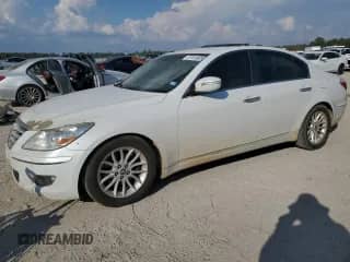 2011 Hyundai Genesis с VIN KMHGC4DE7BU133106, выставлен на аукционе Copart как лот 87419005 с пробегом 278 587 миль миль и Списание • Salvage title. История ставок и продаж доступна на DreamBid. Изображение 1.