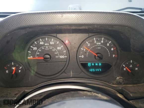 2007 Jeep Wrangler X с VIN 1J4FA24147L108727, выставлен на аукционе Copart как лот 80917185 с пробегом 105 147 миль миль и Списание • Salvage title. История ставок и продаж доступна на DreamBid. Изображение 9.