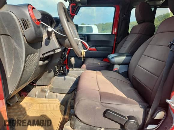 2012 Jeep Wrangler Sport z VIN 1C4AJWAG5CL150964, wystawiony jako Copart lot #81227185 z przebiegiem 211 292 mil mil oraz Szkoda całkowita • Salvage title. Historia ofert i sprzedaży dostępna na DreamBid. Obrazek 7.