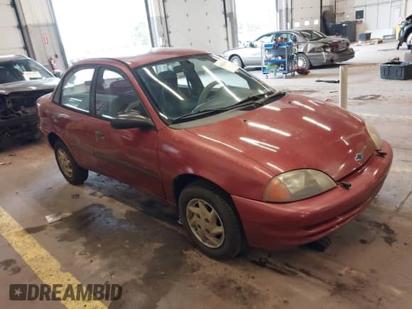 2001 Chevrolet Metro Lsi с VIN 2C1MR522516702971, выставлен на аукционе IAAI как лот 41829876 с пробегом 195 931 миль миль и . История ставок и продаж доступна на DreamBid. Изображение 1.
