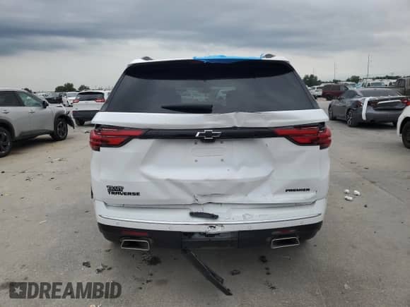 2023 Chevrolet Traverse Premier с VIN 1GNERKKW4PJ314660, выставлен на аукционе Copart как лот 57598945 с пробегом 15 273 миль миль и Списание • Salvage title. История ставок и продаж доступна на DreamBid. Изображение 6.
