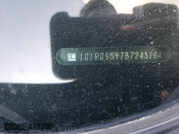 2011 Chevrolet Cruze 2LT с VIN 1G1PG5S97B7243164, выставлен на аукционе Copart как лот 71466795 с пробегом 85 046 миль миль и Списание • Salvage title. История ставок и продаж доступна на DreamBid. Изображение 12.