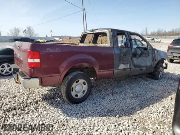 2007 Ford F-150 STX with VIN 1FTRX14W97FB00905, listed as a Copart auction lot 48474555 with Not provided miles and Salvage title. Bid and sale history available at DreamBid. Image 3.