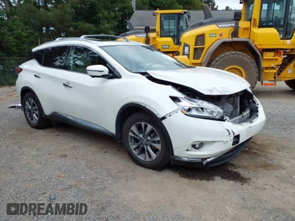 2017 Nissan Murano S with VIN 5N1AZ2MH9HN123120, listed as a IAAI auction lot 43048381 with 91,930 mi miles and . Bid and sale history available at DreamBid. Image 1.