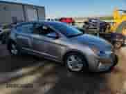 2020 Hyundai Elantra Value Edition with VIN KMHD84LF9LU977504, listed as a Copart auction lot 80218165 with 43,107 mi miles and Salvage title. Bid and sale history available at DreamBid. Image 4.