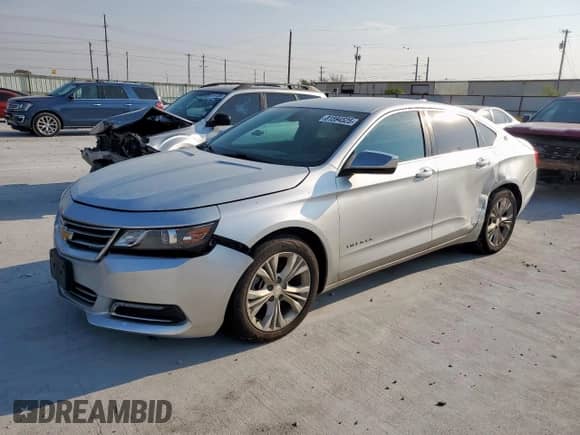 2015 Chevrolet Impala LS with VIN 2G11X5SL8F9179187, listed as a Copart auction lot 81594525 with 136,005 mi miles and Salvage title. Bid and sale history available at DreamBid. Image 1.