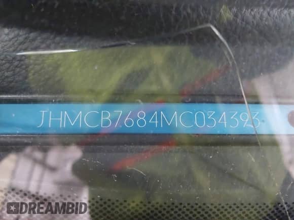 1991 Honda Accord с VIN JHMCB7684MC034393, выставлен на аукционе IAAI как лот 41637984 с пробегом 131 830 миль миль и . История ставок и продаж доступна на DreamBid. Изображение 9.