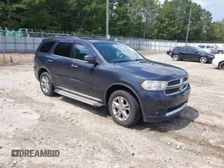 2013 Dodge Durango Crew with VIN 1C4RDJDGXDC691941, listed as a IAAI auction lot 43139534 with 111,750 mi miles and . Bid and sale history available at DreamBid. Image 1.