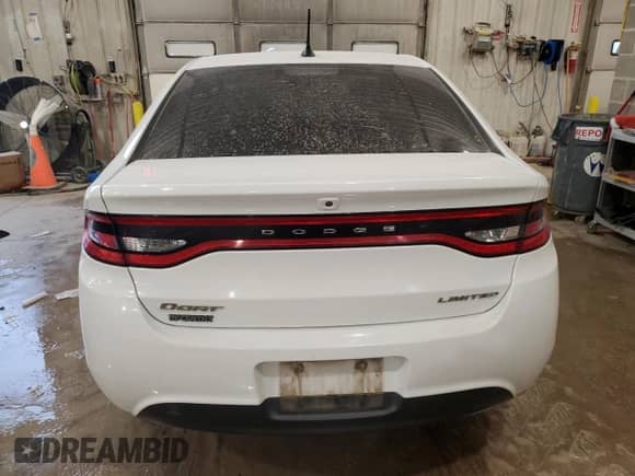 2016 Dodge Dart Limited with VIN 1C3CDFCB7GD548991, listed as a Copart auction lot 82566944 with 103,346 mi miles and Clean title. Bid and sale history available at DreamBid. Image 6.