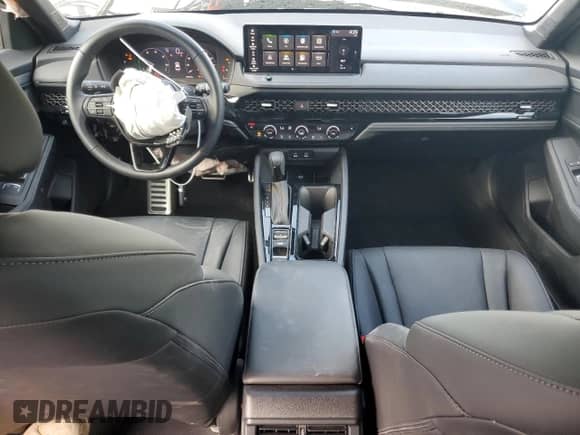 2025 Honda Accord Sport-L with VIN 1HGCY2F76SA029071, listed as a Copart auction lot 81096055 with 5,806 mi miles and Salvage title. Bid and sale history available at DreamBid. Image 8.