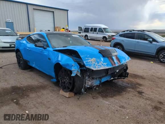 2024 Ford Mustang GT с VIN 1FA6P8CF1R5429724, выставлен на аукционе Copart как лот 67865155 с пробегом 24 561 миль миль и Списание • Salvage title. История ставок и продаж доступна на DreamBid. Изображение 13.