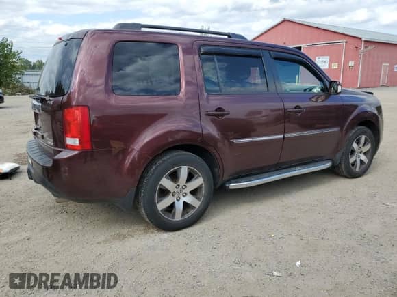 2012 Honda Pilot Touring with VIN 5FNYF4H97CB503767, listed as a Copart auction lot 80635235 with 210,515 mi miles and Salvage title. Bid and sale history available at DreamBid. Image 3.