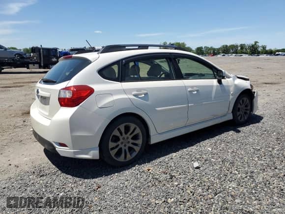 2014 Subaru Impreza Special Sports Premium with VIN JF1GPAL63E9234660, listed as a Copart auction lot 57324045 with 130,197 mi miles and Salvage title. Bid and sale history available at DreamBid. Image 3.