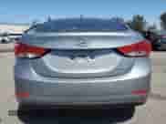 2014 Hyundai Elantra Limited with VIN KMHDH4AE8EU169769, listed as a Copart auction lot 80209395 with Not provided miles and Salvage title. Bid and sale history available at DreamBid. Image 6.