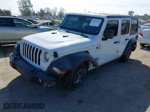 2024 Jeep Wrangler Sport S с VIN 1C4PJXDN7RW108703, выставлен на аукционе IAAI как лот 41815703 с пробегом 25 382 миль миль и . История ставок и продаж доступна на DreamBid. Изображение 17.