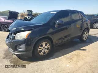 2015 Chevrolet Trax LS with VIN KL7CJKSBXFB063167, listed as a Copart auction lot 84885585 with 146,433 mi miles and Salvage title. Bid and sale history available at DreamBid. Image 1.