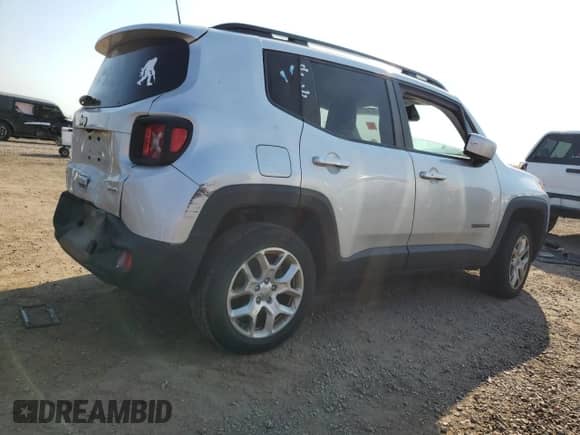 2018 Jeep Renegade Latitude with VIN ZACCJBBB4JPH61064, listed as a Copart auction lot 70741315 with 92,181 mi miles and Salvage title. Bid and sale history available at DreamBid. Image 3.