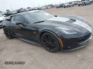 2019 Chevrolet Corvette Grand Sport 1LT with VIN 1G1YW2D75K5112067, listed as a IAAI auction lot 42087555 with Not provided miles and . Bid and sale history available at DreamBid. Image 1.