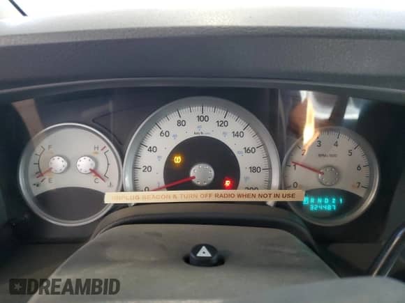 2006 Dodge Durango SLT с VIN 1D4HB48266F124115, выставлен на аукционе Copart как лот 69879075 с пробегом 324 487 миль миль и Чистый • Clean title. История ставок и продаж доступна на DreamBid. Изображение 9.