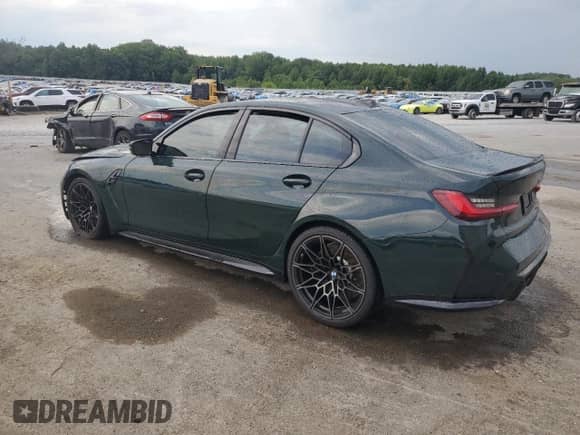 2025 BMW M3 z VIN WBS23HJ01SFU16032, wystawiony jako Copart lot #68859555 z przebiegiem 3 877 mil mil oraz Szkoda całkowita • Salvage title. Historia ofert i sprzedaży dostępna na DreamBid. Obrazek 2.