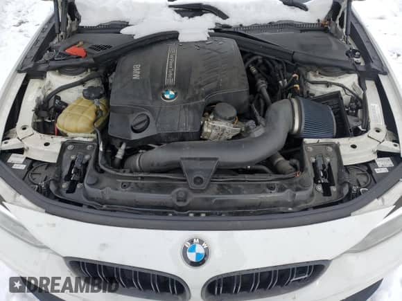 2015 BMW 4 Series 435i xDrive z VIN WBA3R5C58FK372610, wystawiony jako Copart lot #43156135 z przebiegiem 107 031 mil mil oraz Szkoda całkowita • Salvage title. Historia ofert i sprzedaży dostępna na DreamBid. Obrazek 11.