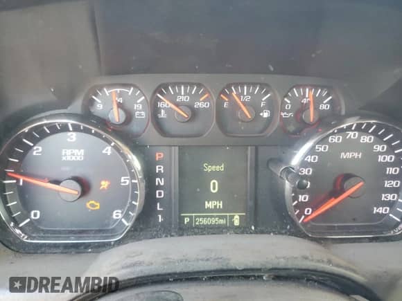 2017 Chevrolet Silverado 2500HD Work Truck with VIN 1GC0KUEG7HZ264265, listed as a Copart auction lot 73588704 with 256,095 mi miles and Salvage title. Bid and sale history available at DreamBid. Image 9.