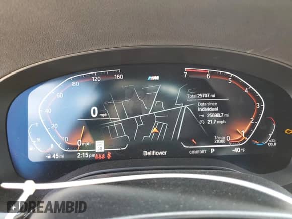 2023 BMW 5 Series 530i с VIN WBA53BH07PWY02269, выставлен на аукционе Copart как лот 80482215 с пробегом 25 707 миль миль и Списание • Salvage title. История ставок и продаж доступна на DreamBid. Изображение 9.