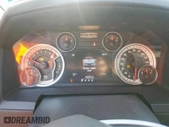 2013 Ram 1500 Sport with VIN 1C6RR6HT4DS724483, listed as a Copart auction lot 46504225 with 200,279 mi miles and Salvage title. Bid and sale history available at DreamBid. Image 9.