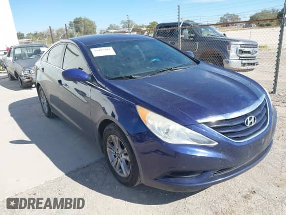 2013 Hyundai Sonata GLS with VIN 5NPEB4AC6DH761771, listed as a IAAI auction lot 43485442 with 141,369 mi miles and . Bid and sale history available at DreamBid. Image 6.
