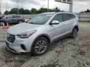 2017 Hyundai Santa Fe SE z VIN KM8SMDHFXHU168838, wystawiony jako Copart lot #70705455 z przebiegiem 59 486 mil mil oraz Szkoda całkowita • Salvage title. Historia ofert i sprzedaży dostępna na DreamBid. Obrazek 1.