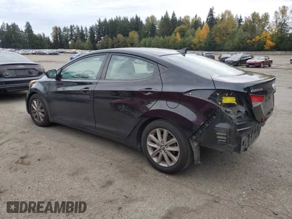 2014 Hyundai Elantra SE z VIN 5NPDH4AE7EH513025, wystawiony jako Copart lot #87306255 z przebiegiem 159 023 mil mil oraz Szkoda całkowita • Salvage title. Historia ofert i sprzedaży dostępna na DreamBid. Obrazek 2.