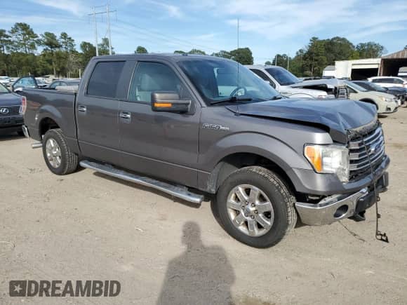 2013 Ford F-150 XL with VIN 1FTFW1CF0DKE64740, listed as a Copart auction lot 89663465 with 155,739 mi miles and Salvage title. Bid and sale history available at DreamBid. Image 4.