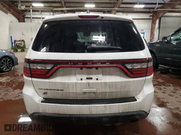 2019 Dodge Durango SXT with VIN 1C4RDJAGXKC795461, listed as a Copart auction lot 46114185 with 104,049 mi miles and Salvage title. Bid and sale history available at DreamBid. Image 6.