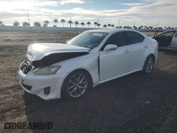 2013 Lexus IS 250 z VIN JTHBF5C2XD5190558, wystawiony jako Copart lot #82058845 z przebiegiem 168 231 mil mil oraz Szkoda całkowita • Salvage title. Historia ofert i sprzedaży dostępna na DreamBid. Obrazek 1.