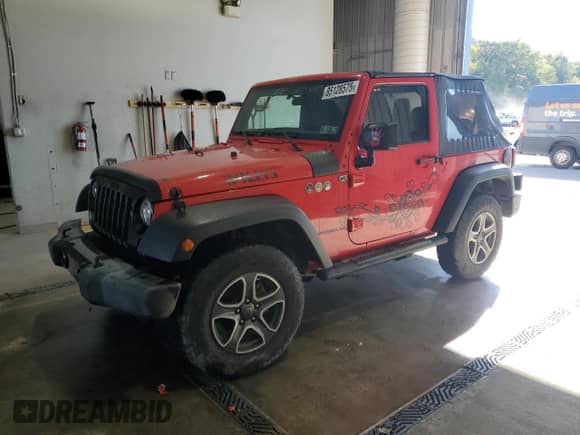 2017 Jeep Wrangler Sport with VIN 1C4AJWAG7HL603067, listed as a Copart auction lot 85128575 with 47,373 mi miles and Salvage title. Bid and sale history available at DreamBid. Image 1.