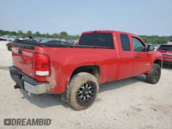 2007 GMC Sierra 1500 SLE1 with VIN 2GTEC19C271620380, listed as a Copart auction lot 60487735 with 209,391 mi miles and Salvage title. Bid and sale history available at DreamBid. Image 3.