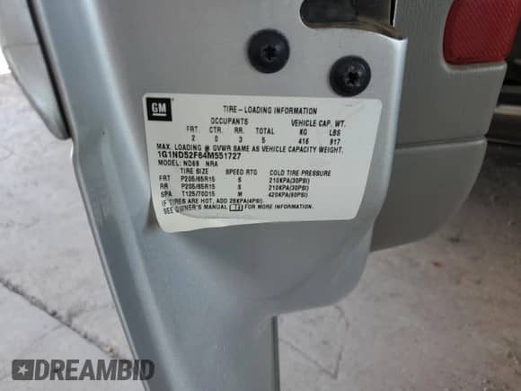 2004 Chevrolet Malibu Classic с VIN 1G1ND52F64M551727, выставлен на аукционе Copart как лот 69923744 с пробегом 91 550 миль миль и Списание • Salvage title. История ставок и продаж доступна на DreamBid. Изображение 12.