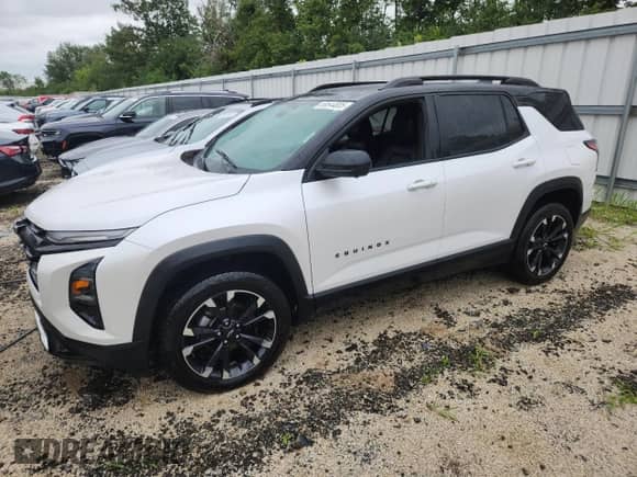 2025 Chevrolet Equinox AWD RS z VIN 3GNAXTEGXSL130632, wystawiony jako Copart lot #69544835 z przebiegiem Nie podano mil oraz Nie do naprawy • Non repairable. Historia ofert i sprzedaży dostępna na DreamBid. Obrazek 1.