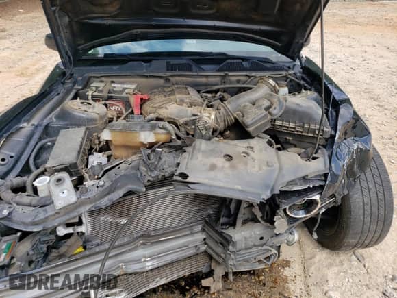 2014 Ford Mustang V6 with VIN 1ZVBP8AM7E5325126, listed as a Copart auction lot 59134364 with 153,735 mi miles and Salvage title. Bid and sale history available at DreamBid. Image 13.