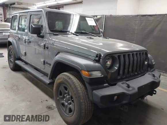 2022 Jeep Wrangler Unlimited Sport с VIN 1C4HJXDG0NW117632, выставлен на аукционе IAAI как лот 41185850 с пробегом 18 298 миль миль и . История ставок и продаж доступна на DreamBid. Изображение 1.