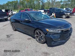 2019 Honda Accord Sport with VIN 1HGCV1F37KA122276, listed as a IAAI auction lot 43139695 with 63,860 mi miles and . Bid and sale history available at DreamBid. Image 1.